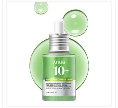 ANUA Azelaic Acid 10+ Hyaluron Redness Soothing Serum 30ml