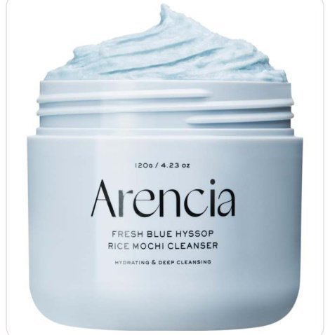 Arencia Blue Hyssop+ Rice Mochi Cleanser 120g