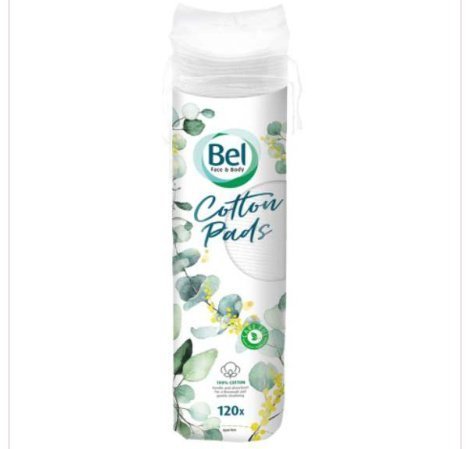 Bell Face & Body Cotton Round Pads 120 Pads