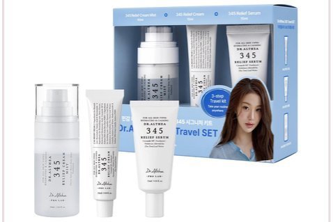 Dr. Althea 345 Relief Travel Set (Mist 60ml + Cream 15ml + Serum 15ml)
