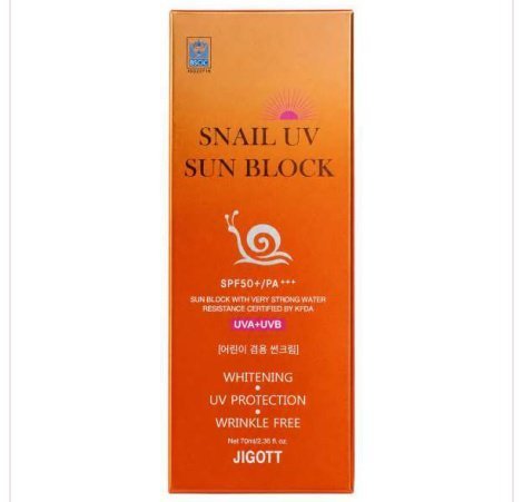 JIGOTT Snail UV Sun Block Cream 70ml