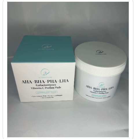 O21 Avapara Galactomyces Vitamin C Peeling Pads 60 Pads